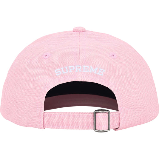 Supreme Pigment Coated Canvas S Logo 6-Panel "Light Pink"