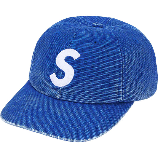 Supreme Pigment Coated Canvas S Logo 6-Panel "Royal"