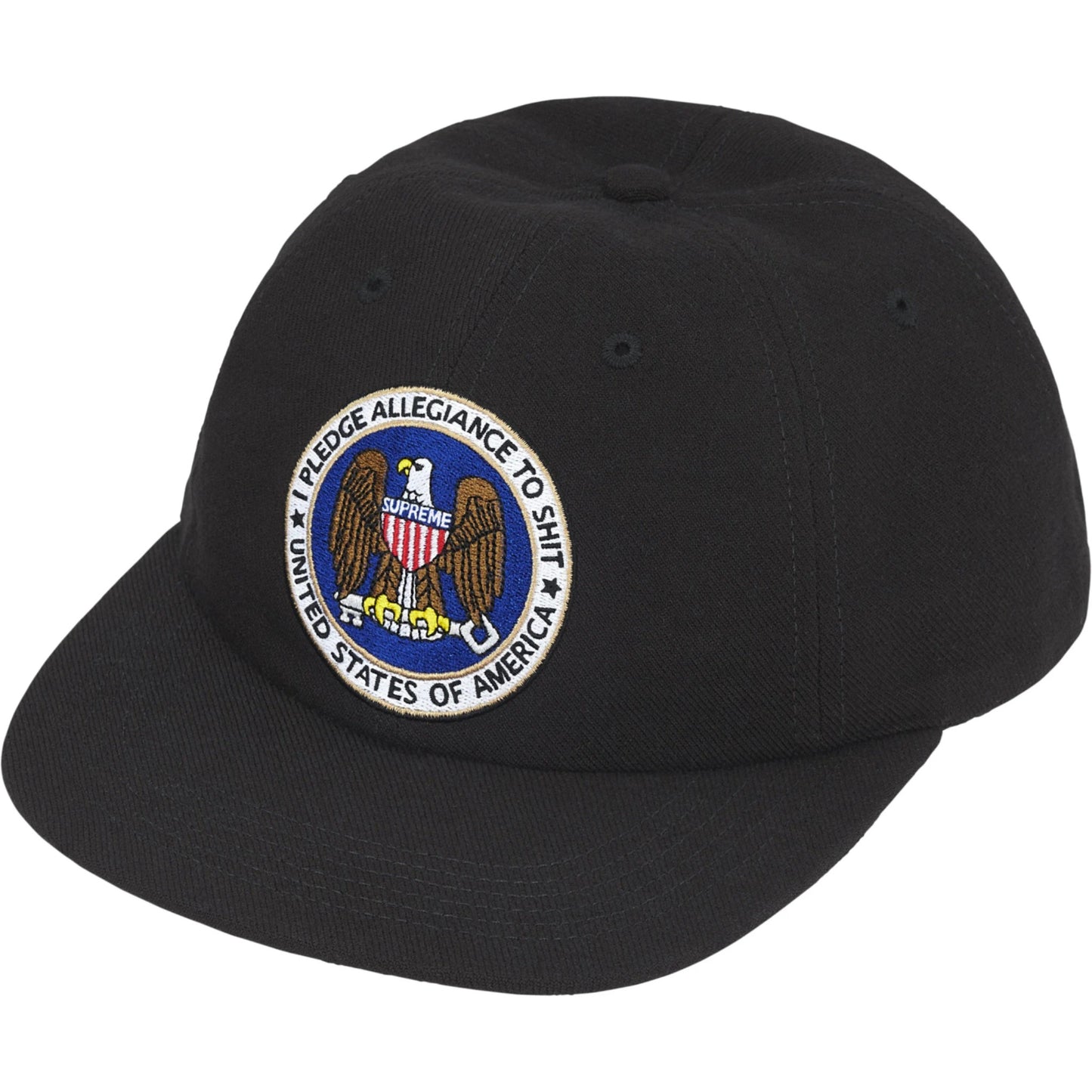 Supreme Pledge Allegiance 6-Panel "Black"
