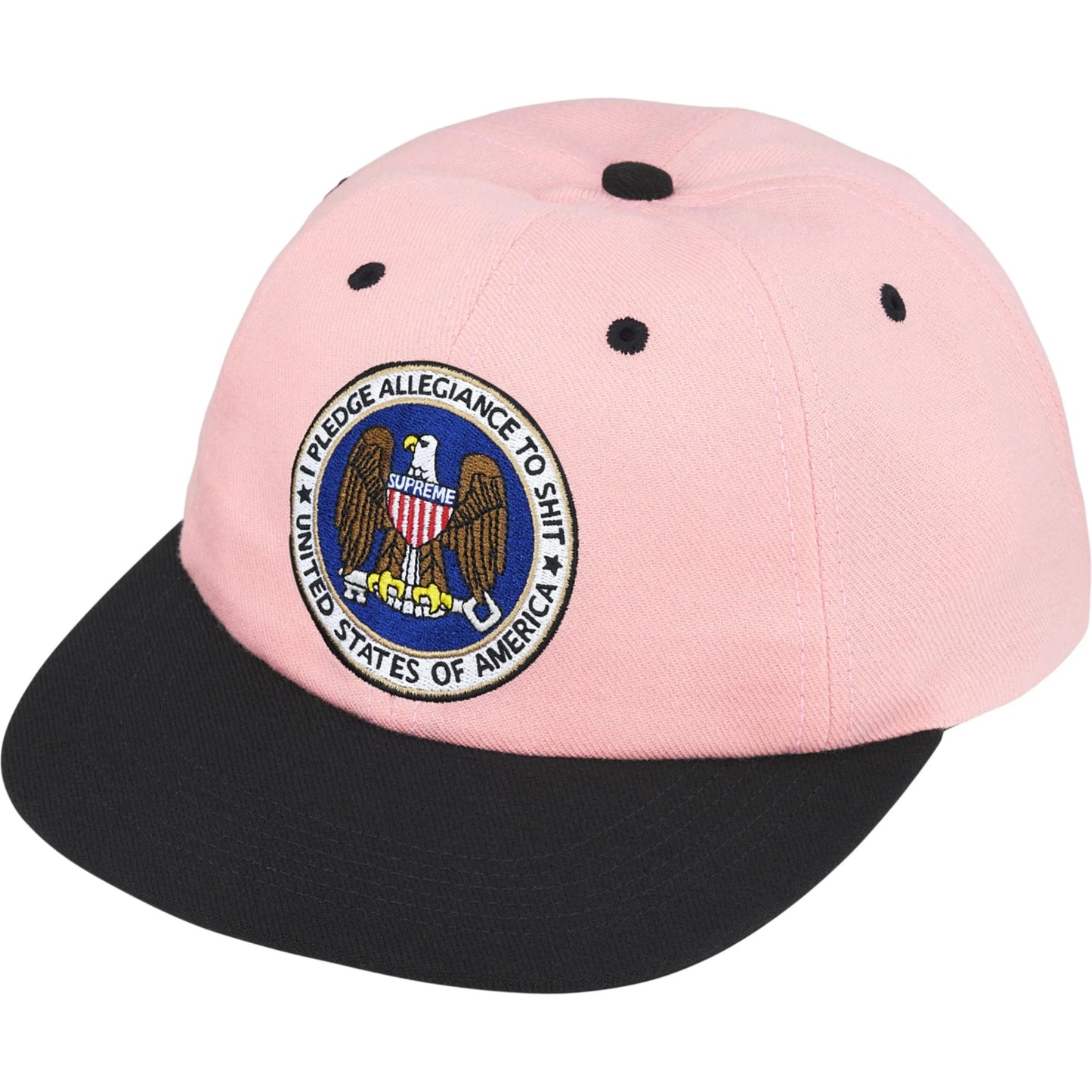 Supreme Pledge Allegiance 6-Panel "Pink"