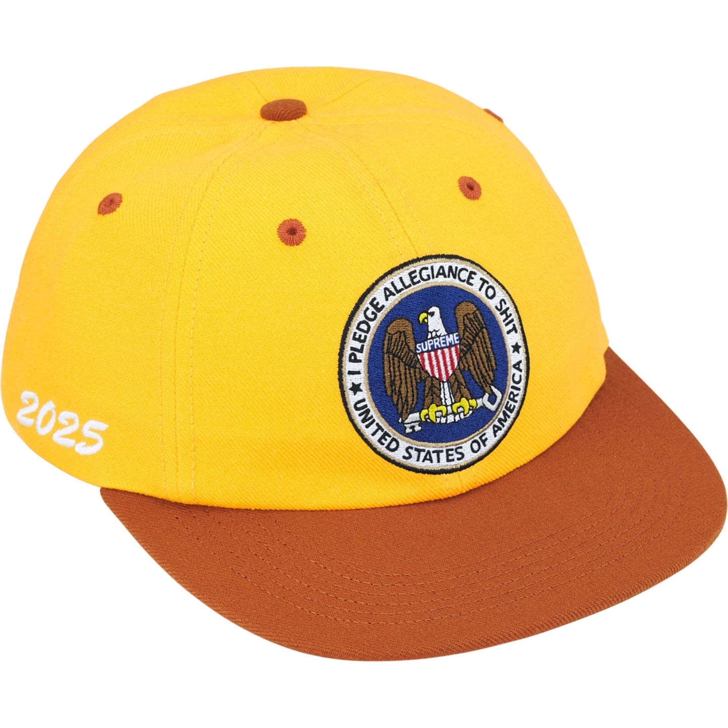 Supreme Pledge Allegiance 6-Panel "Yellow"