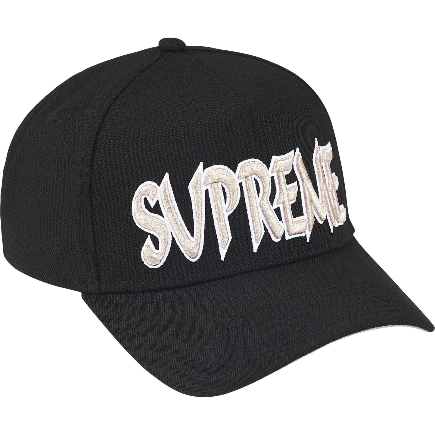 Supreme Sharp Spellout Adjustable New Era "Black"