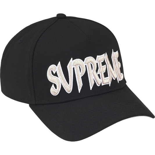 Supreme Sharp Spellout Adjustable New Era "Black"
