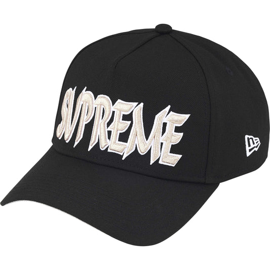 Supreme Sharp Spellout Adjustable New Era "Black"