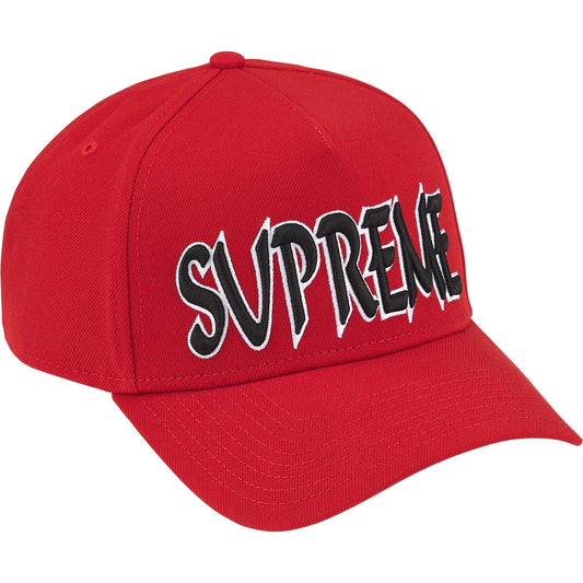 Supreme Sharp Spellout Adjustable New Era "Red"