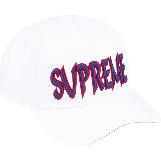 Supreme Sharp Spellout Adjustable New Era "White"