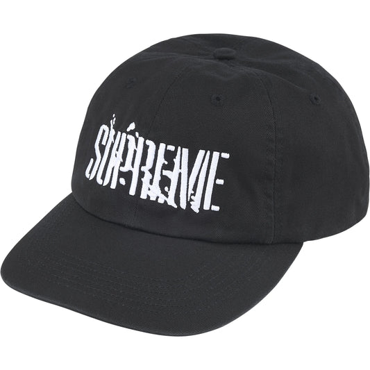 Supreme Splatter 6-Panel "Black"
