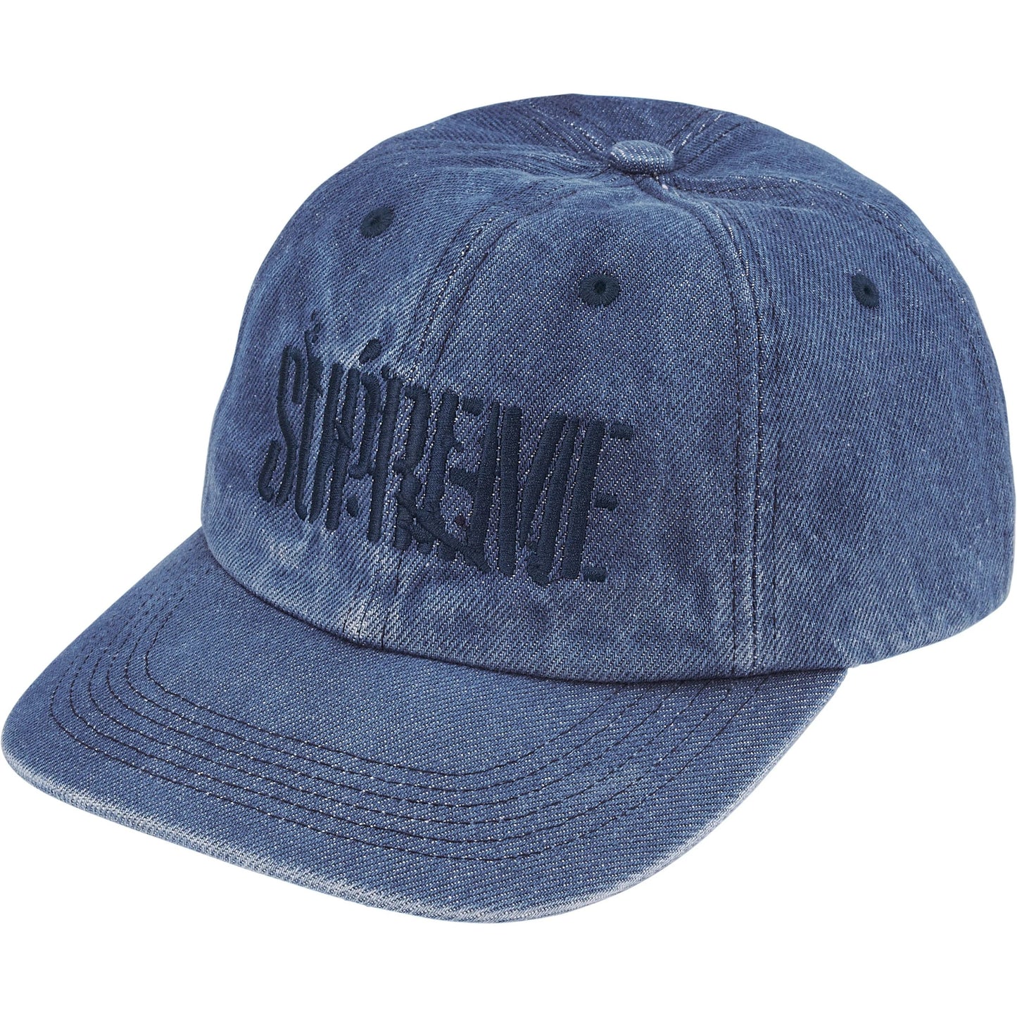 Supreme Splatter 6-Panel "Denim"