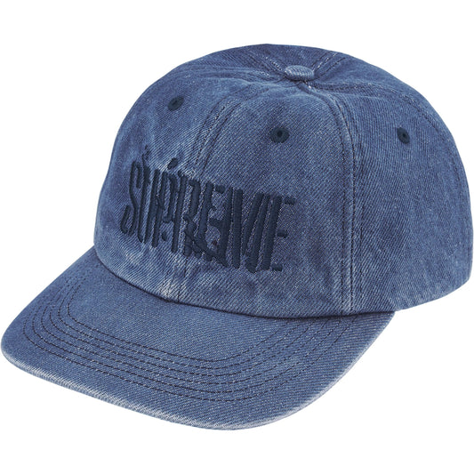 Supreme Splatter 6-Panel "Denim"