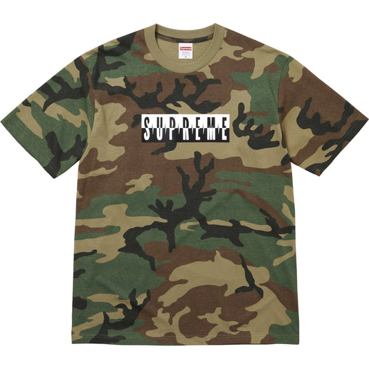 Supreme Split Tee "Woodland Camo"
