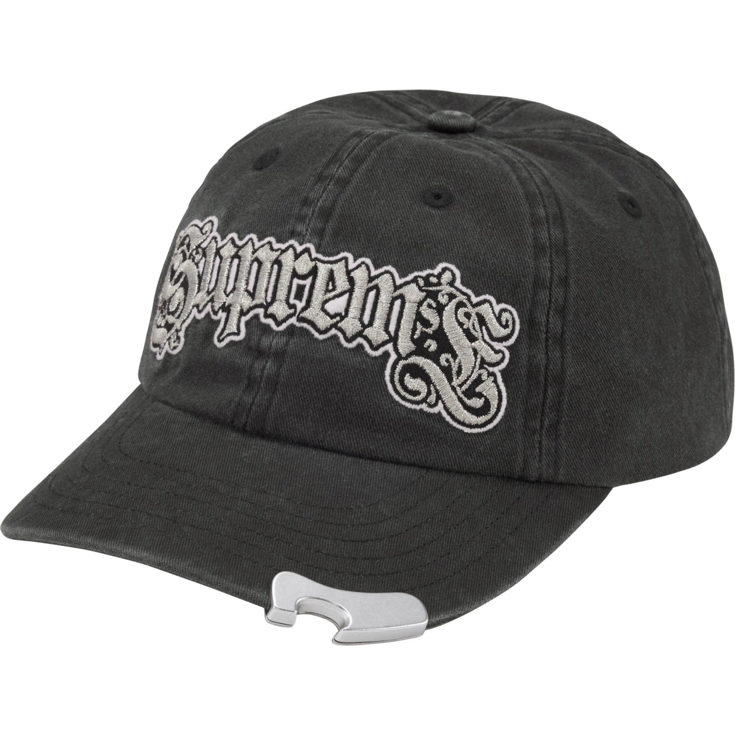 Supreme Bottle Opener 6-Panel "Black"