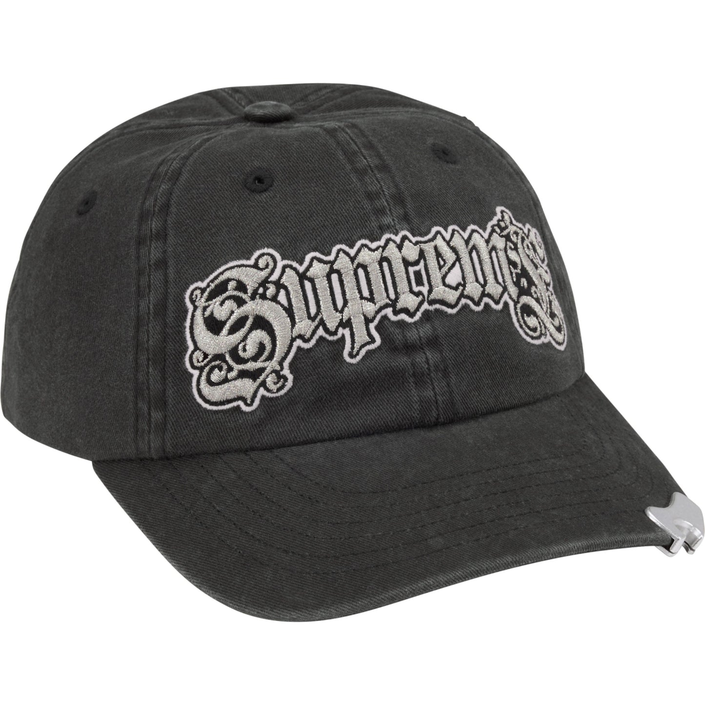 Supreme Bottle Opener 6-Panel "Black"