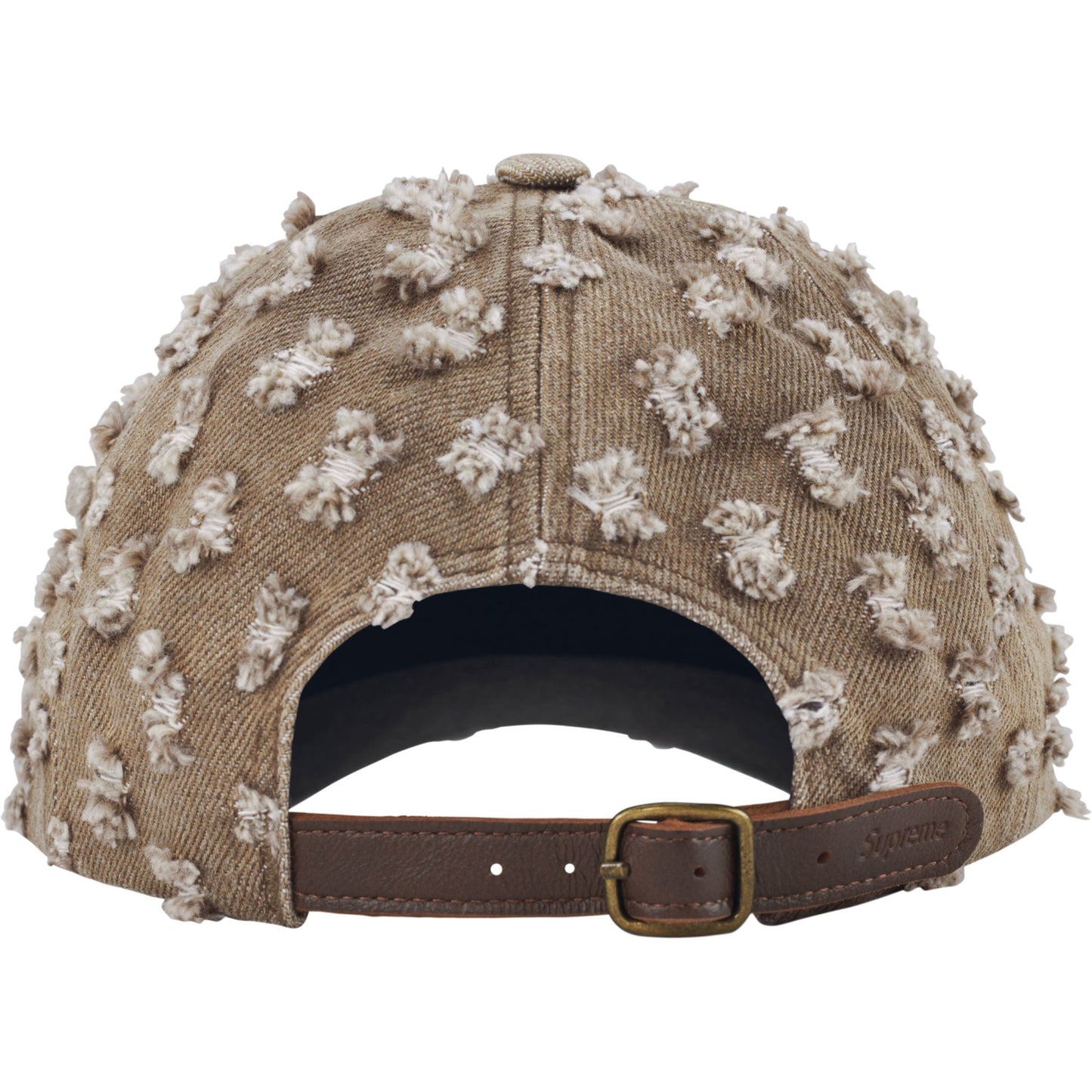 Supreme Hole Punch Rhinestone Denim 6-Panel "Brown"