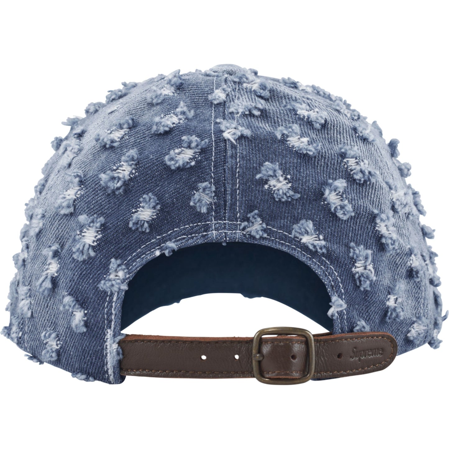 Supreme Hole Punch Rhinestone Denim 6-Panel "Washed Indigo"
