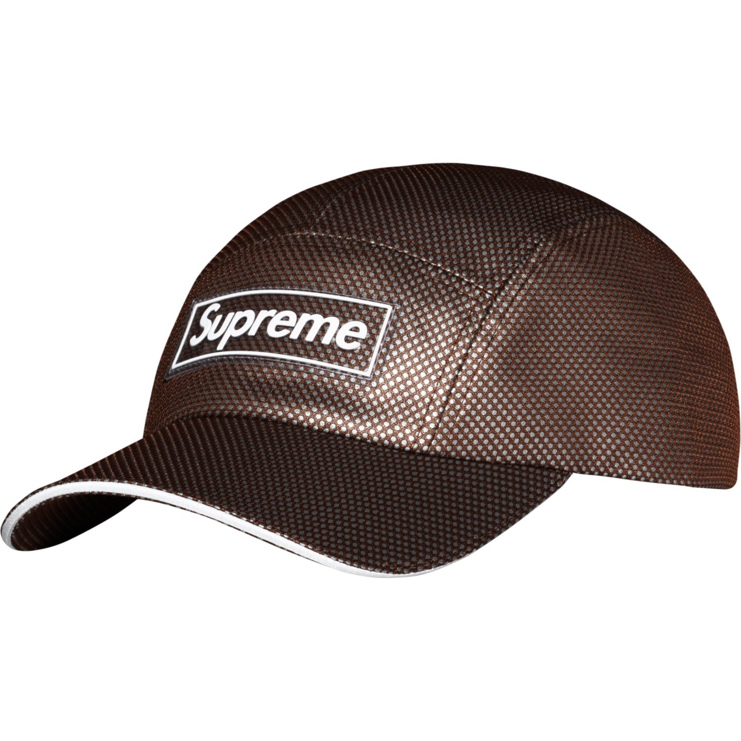 Supreme Metallic Mesh Camp Cap "Brown"