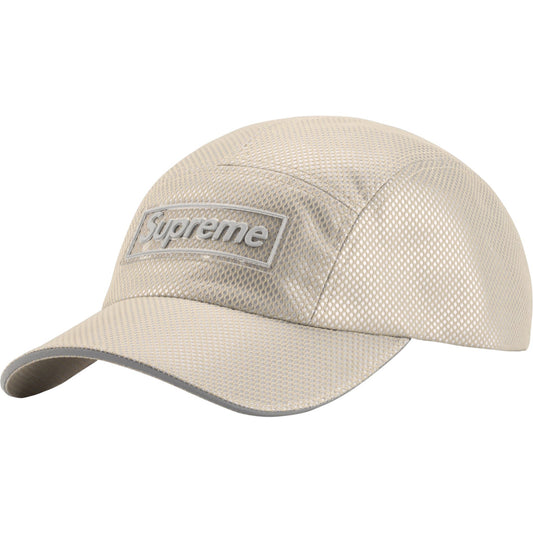 Supreme Metallic Mesh Camp Cap "Stone"