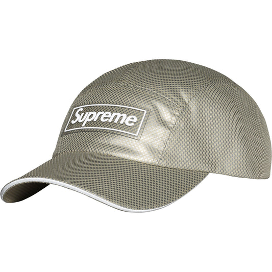 Supreme Metallic Mesh Camp Cap "Stone"