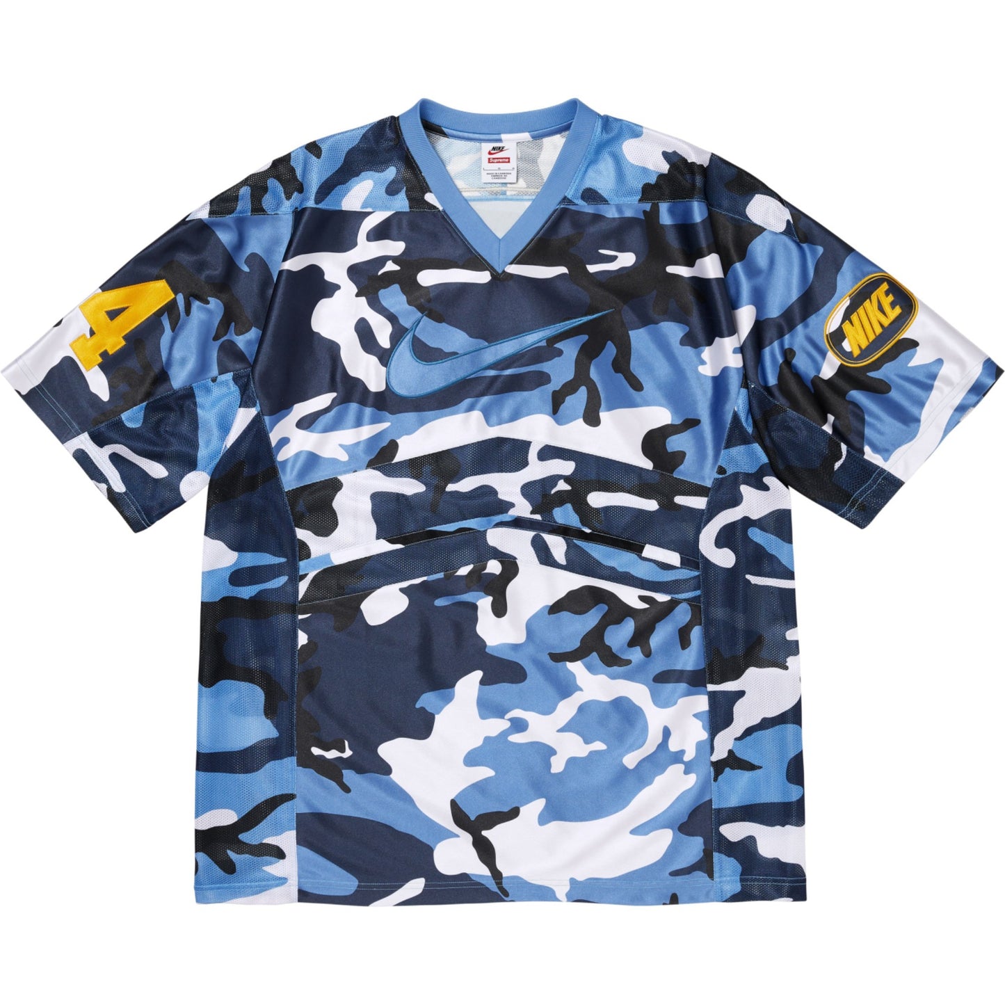 Supreme Nike Football Jersey "Blue Camo"
