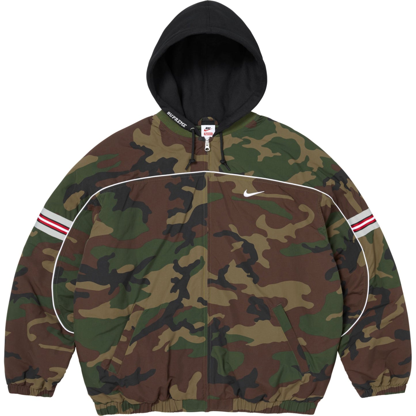 Supreme Nike Nylon Hooded Jacket "Woodland Camo"