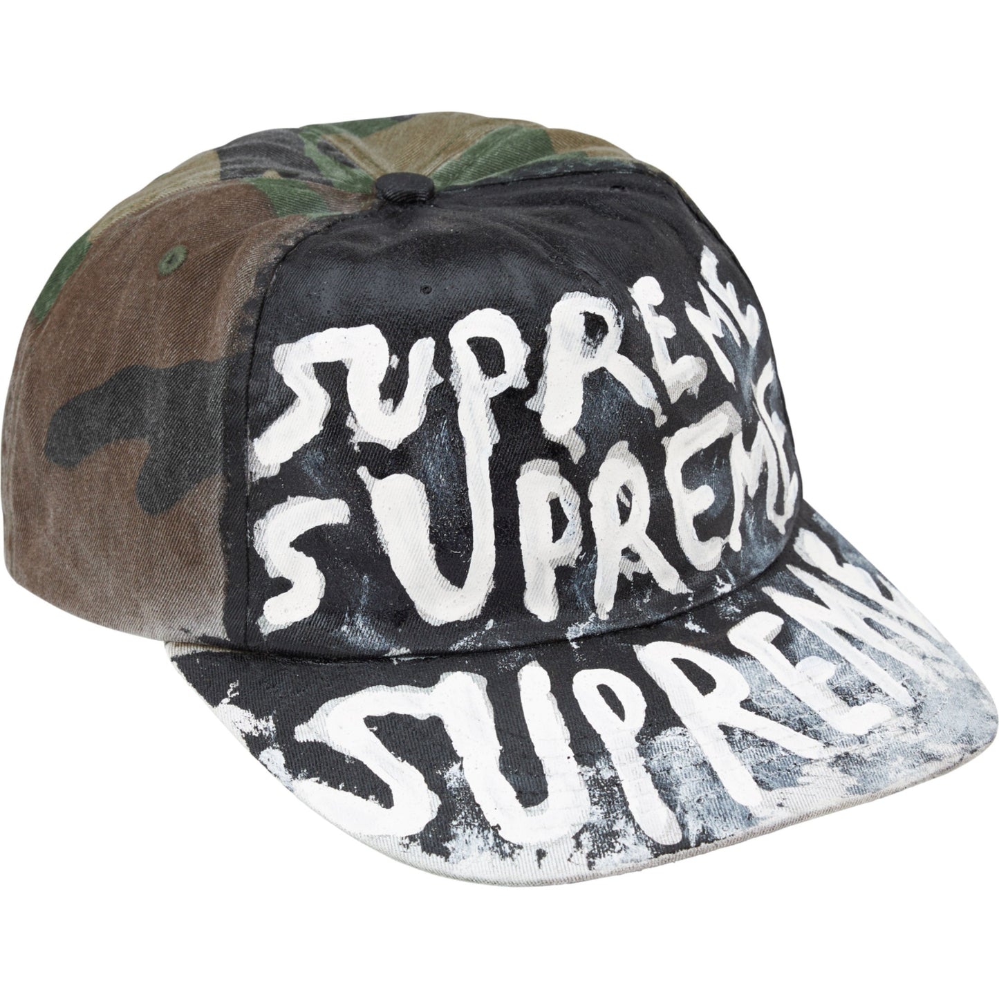 Supreme Painted 5-Panel "Woodland Camo"