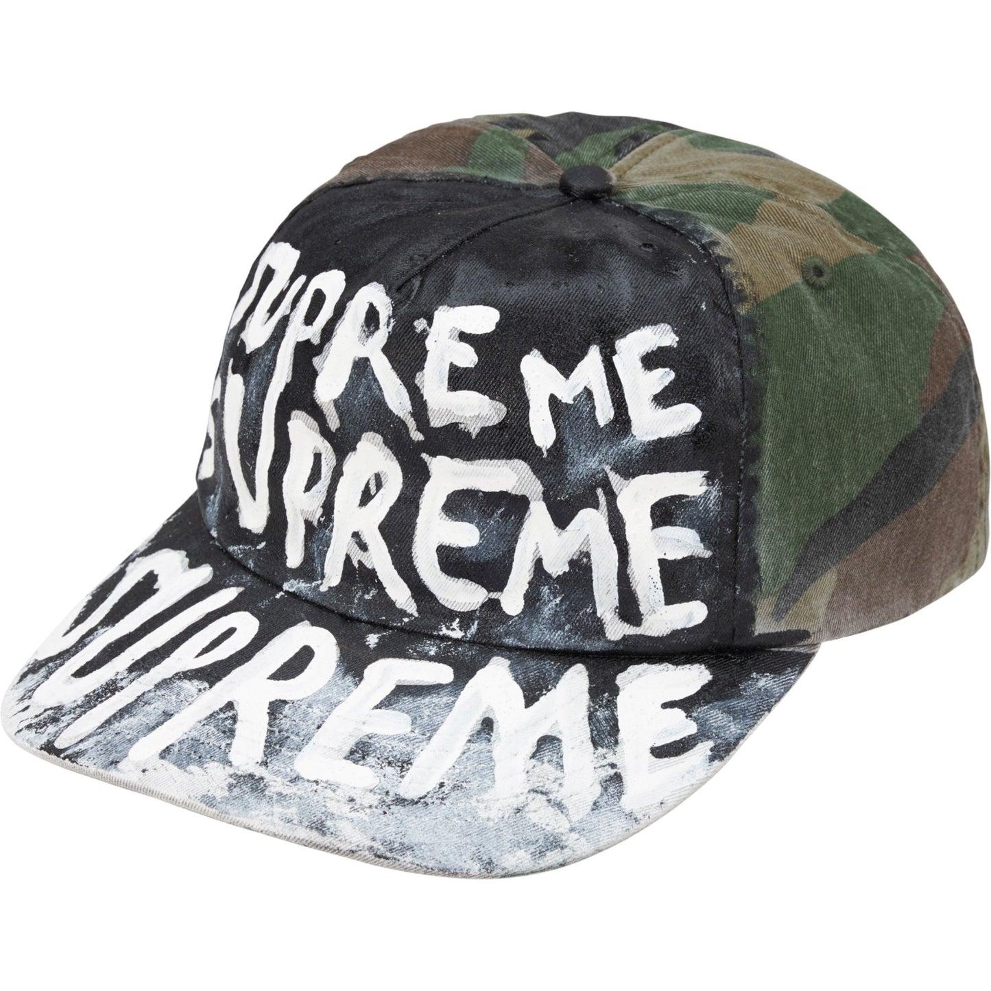 Supreme Painted 5-Panel "Woodland Camo"