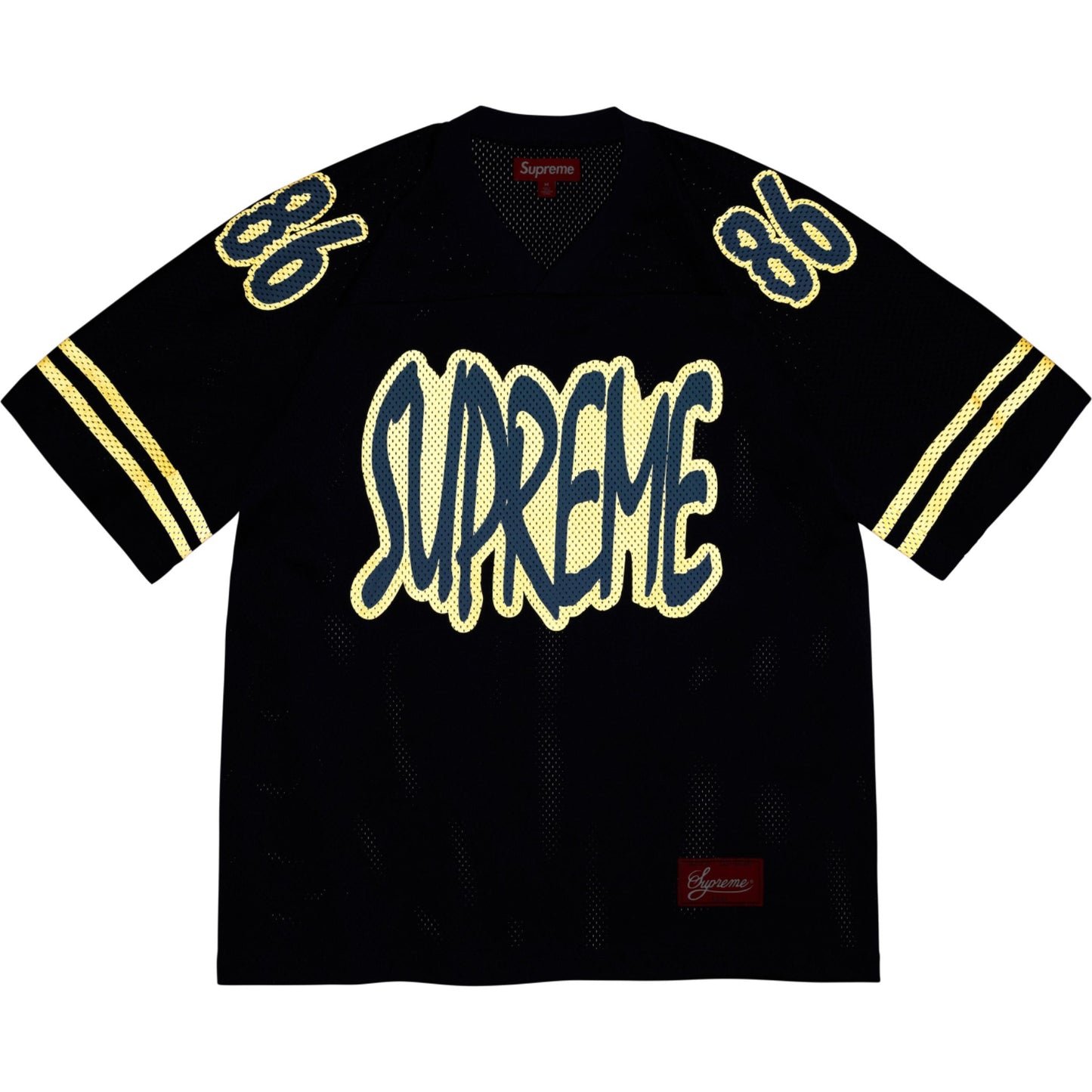 Supreme Reflective Football Jersey "Navy"