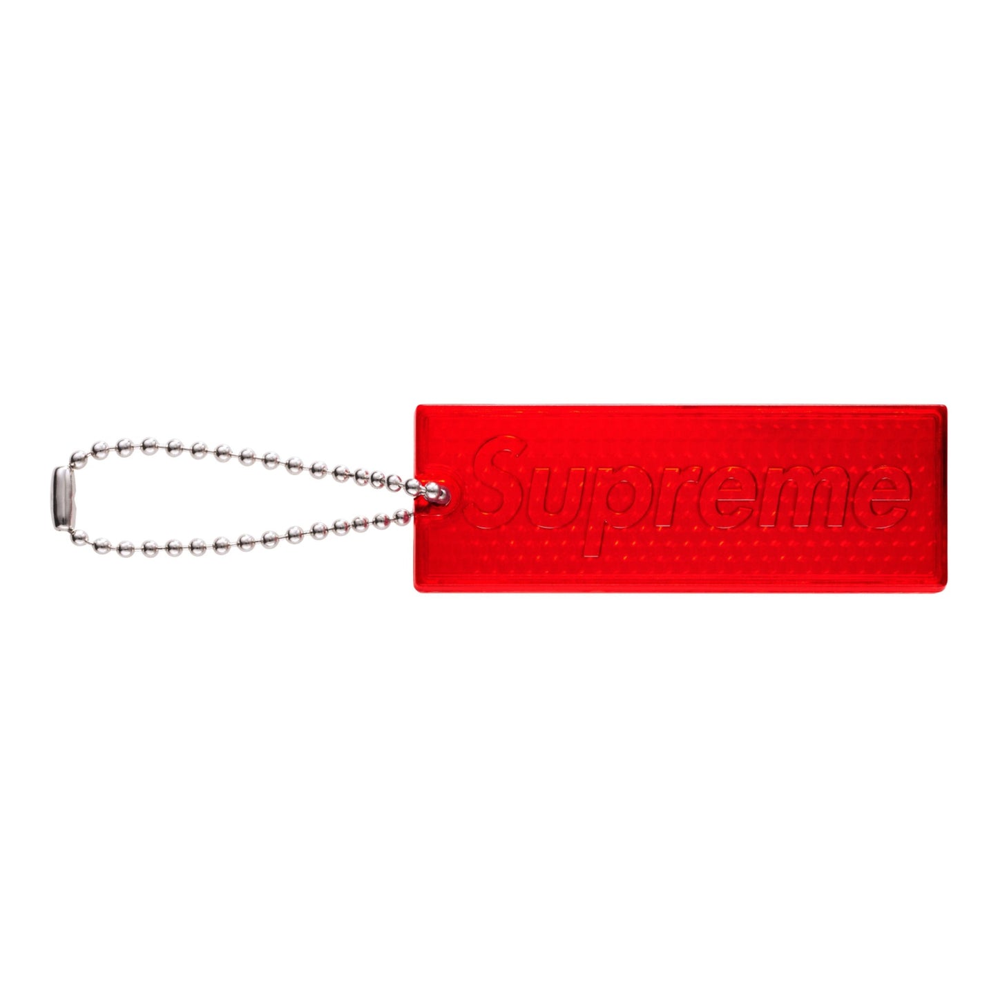 Supreme Reflective Keychain "Red"