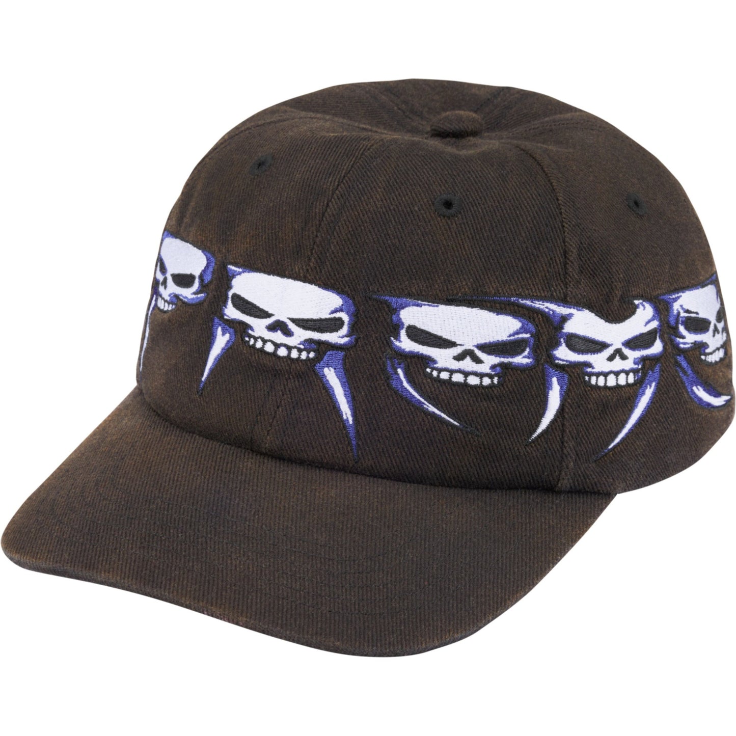 Supreme Skulls Spellout 6-Panel "Black"