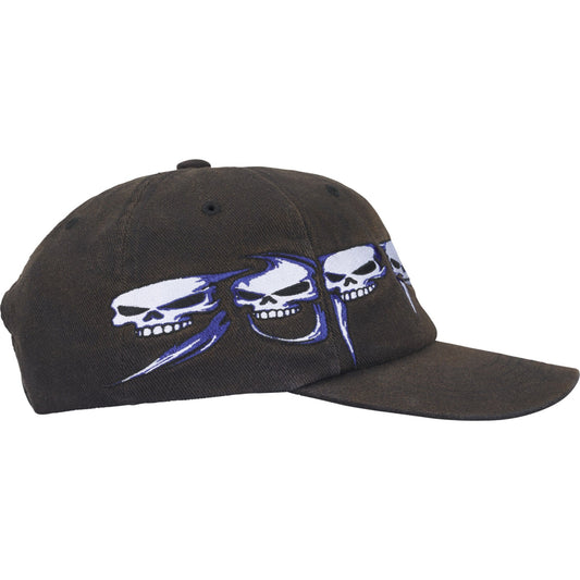 Supreme Skulls Spellout 6-Panel "Black"