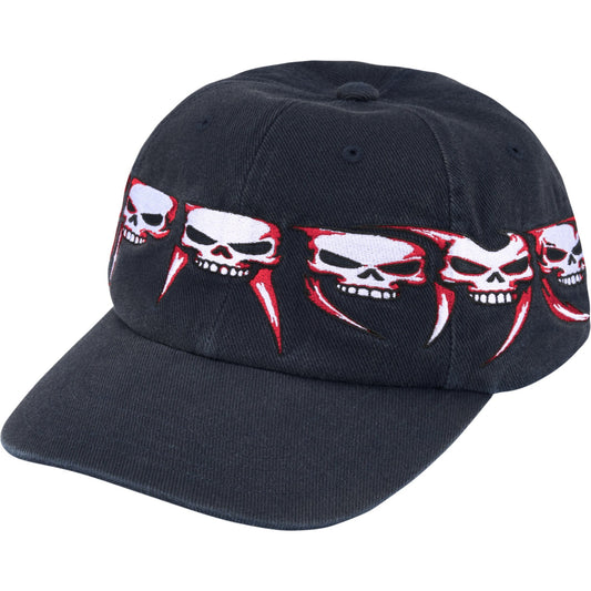Supreme Skulls Spellout 6-Panel "Navy"