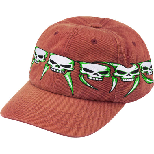 Supreme Skulls Spellout 6-Panel "Rust"