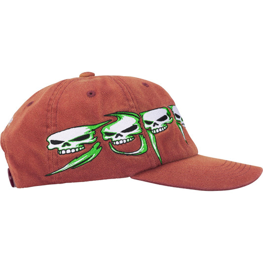 Supreme Skulls Spellout 6-Panel "Rust"