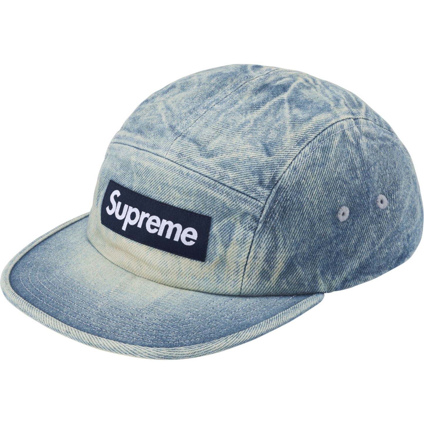 Supreme Washed Chino Twill Camp Cap "Denim"