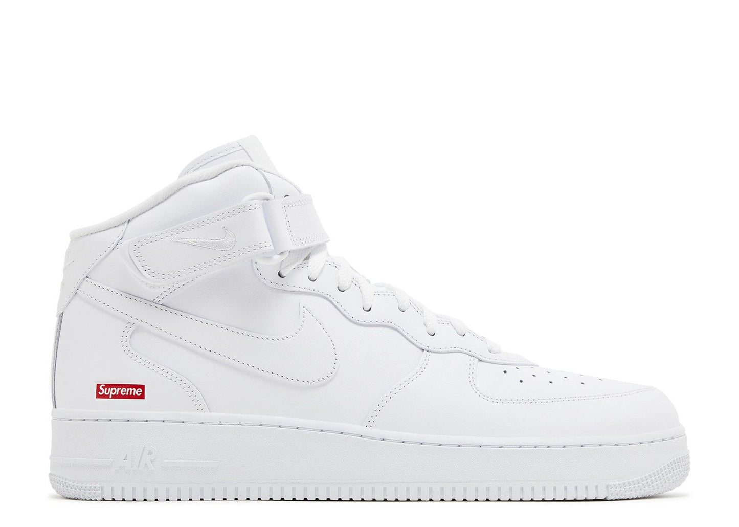 Supreme x Nike Air Force 1 Mid "Box Logo - White"