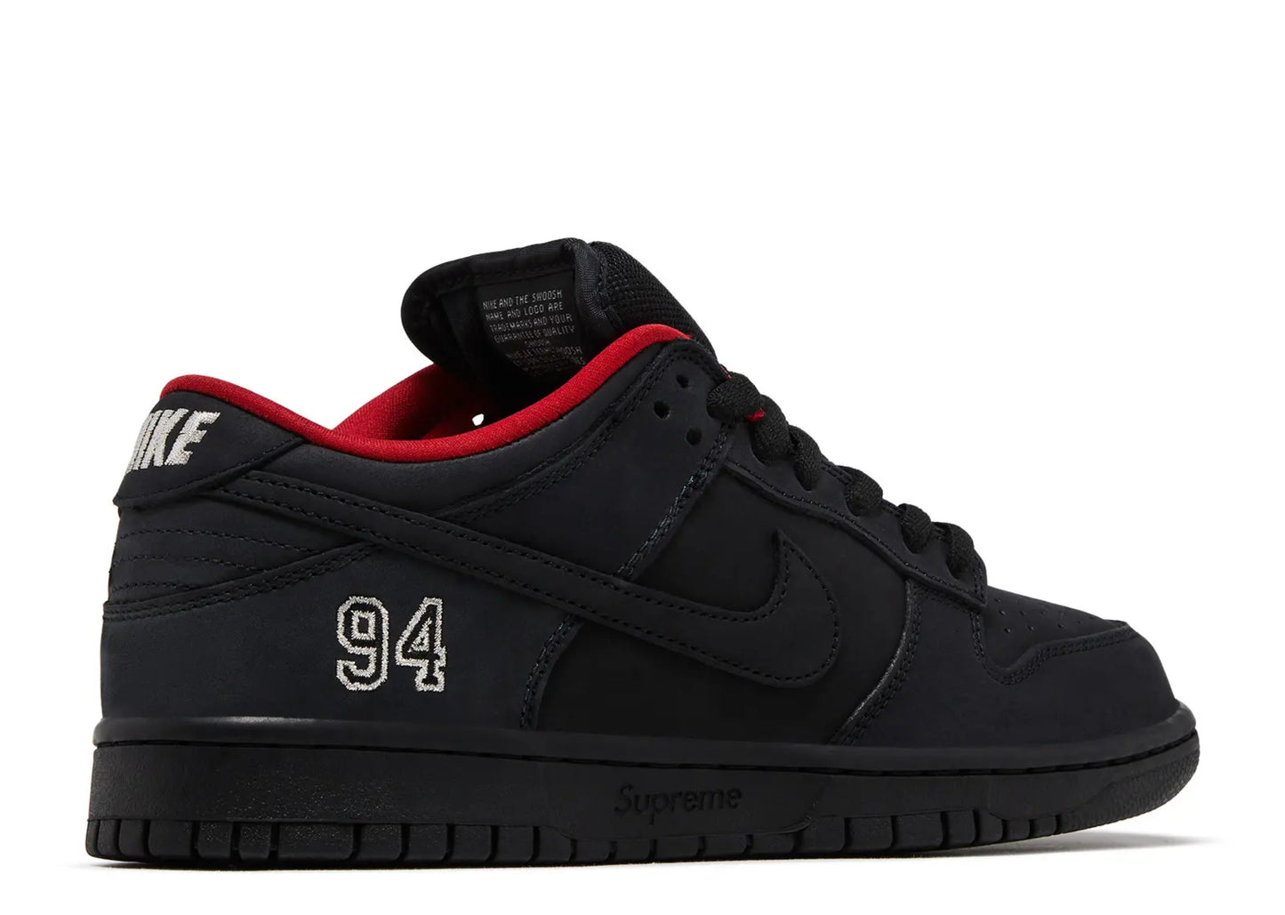 Supreme x Nike SB Dunk Low "Black"