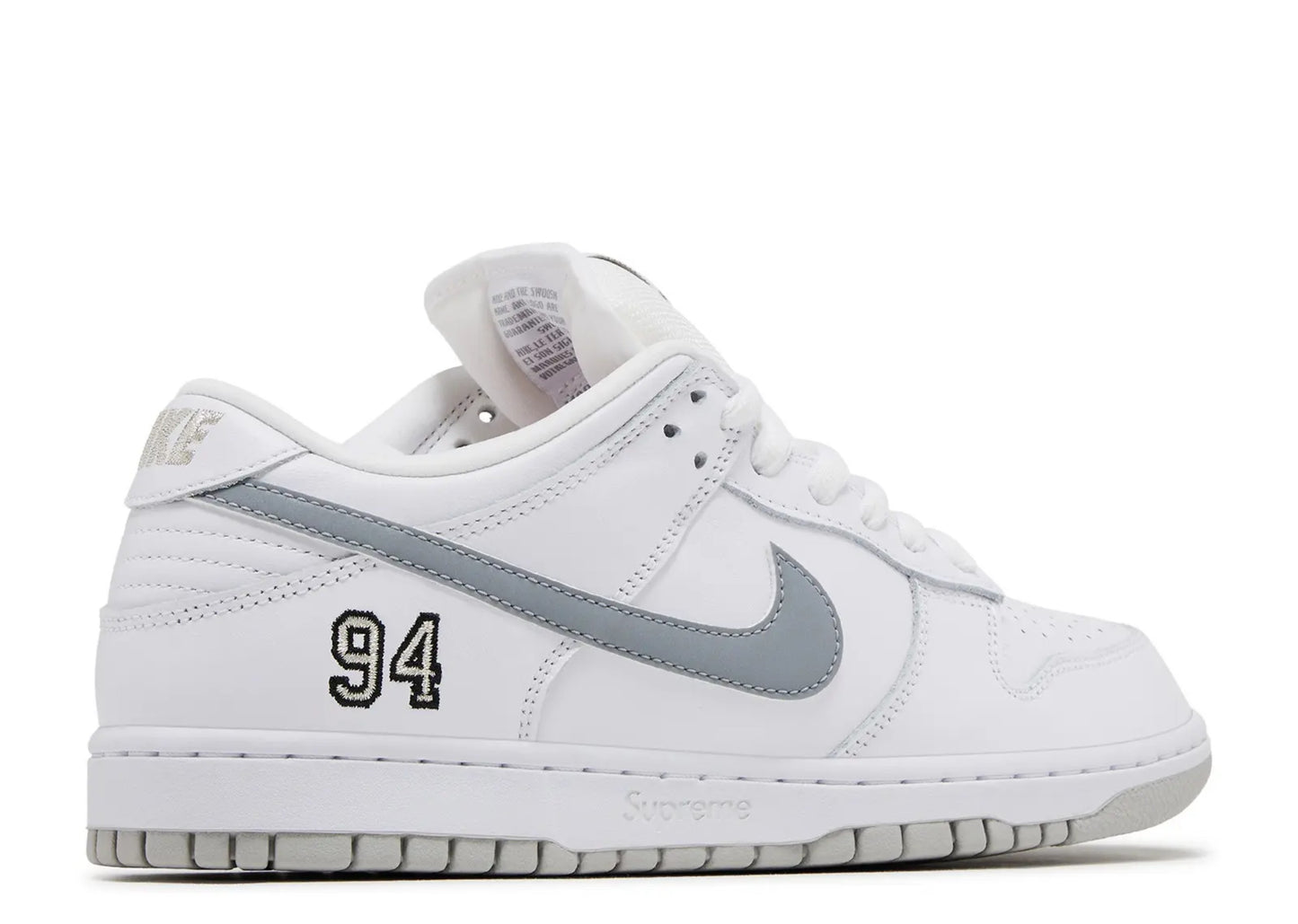 Supreme x Nike SB Dunk Low "White"