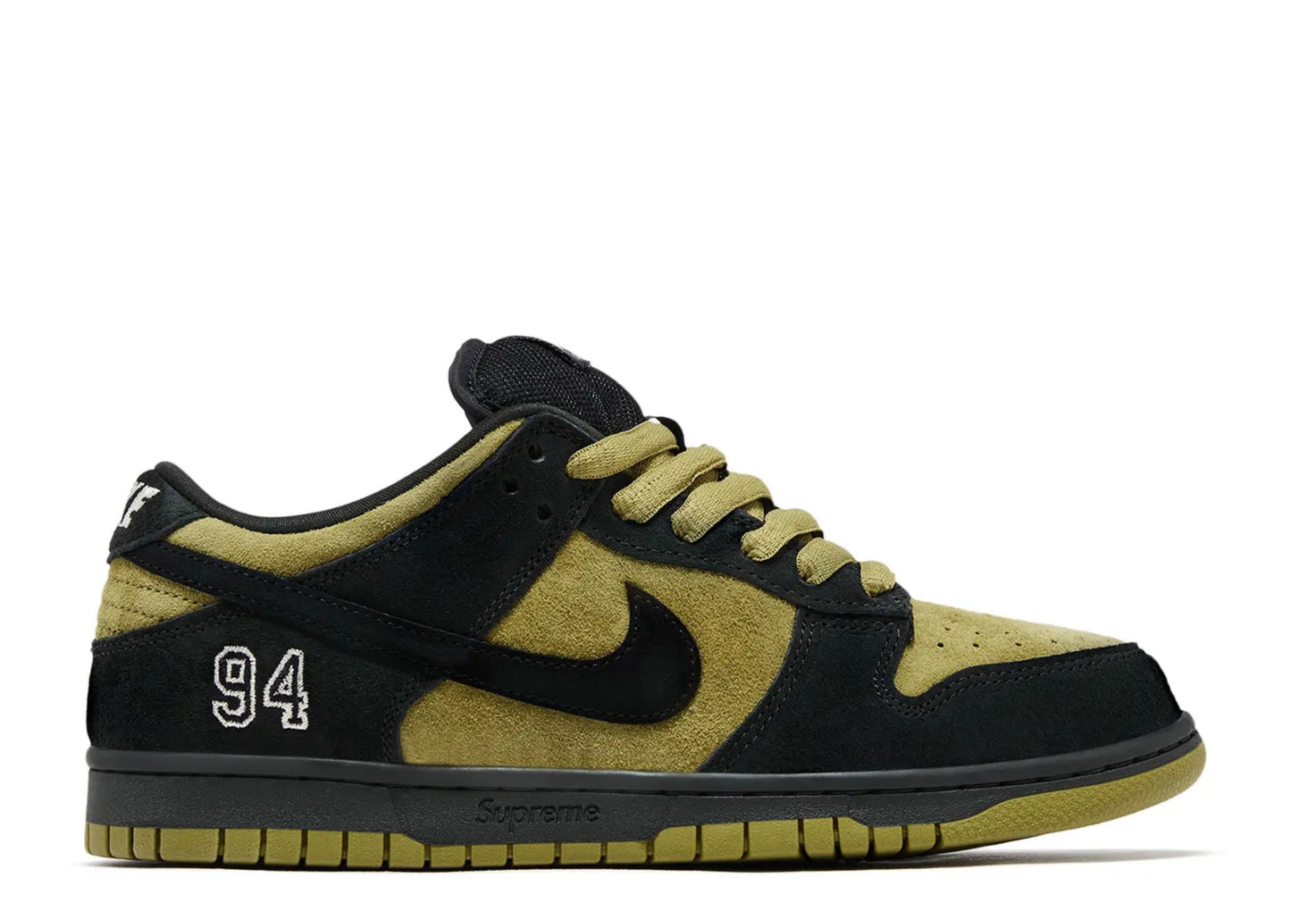 Supreme x Nike SB Dunk Low "Camper Green"