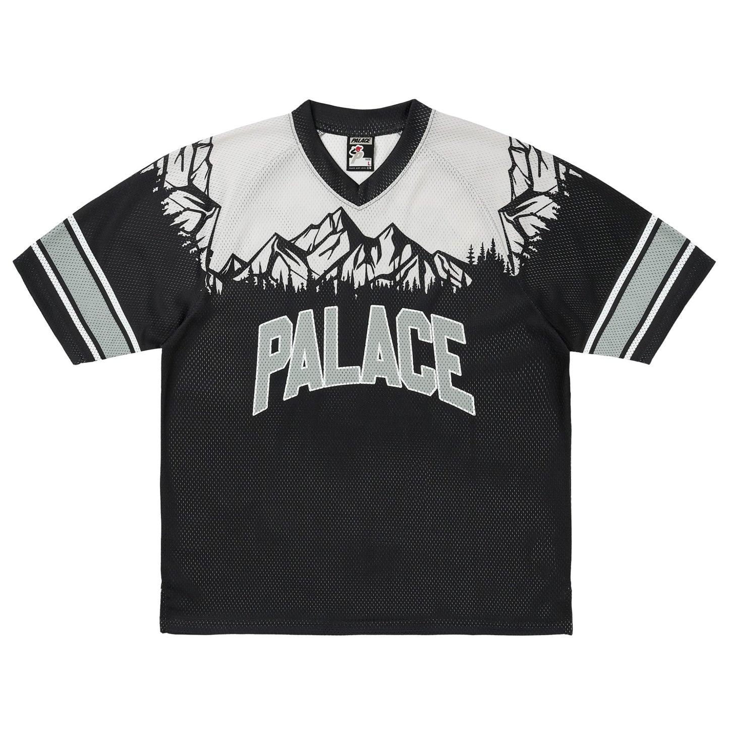 Palace Peaker Mesh Jersey "Black"