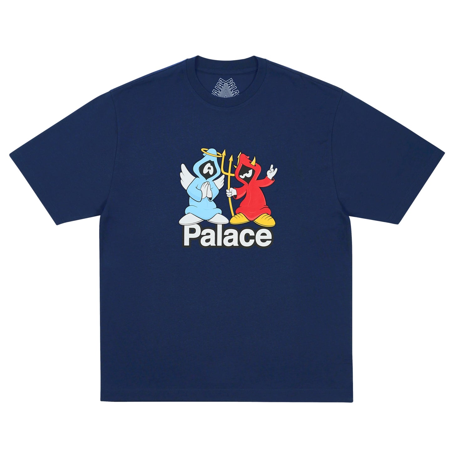 Palace Right And Wrong T-Shirt "Navy"