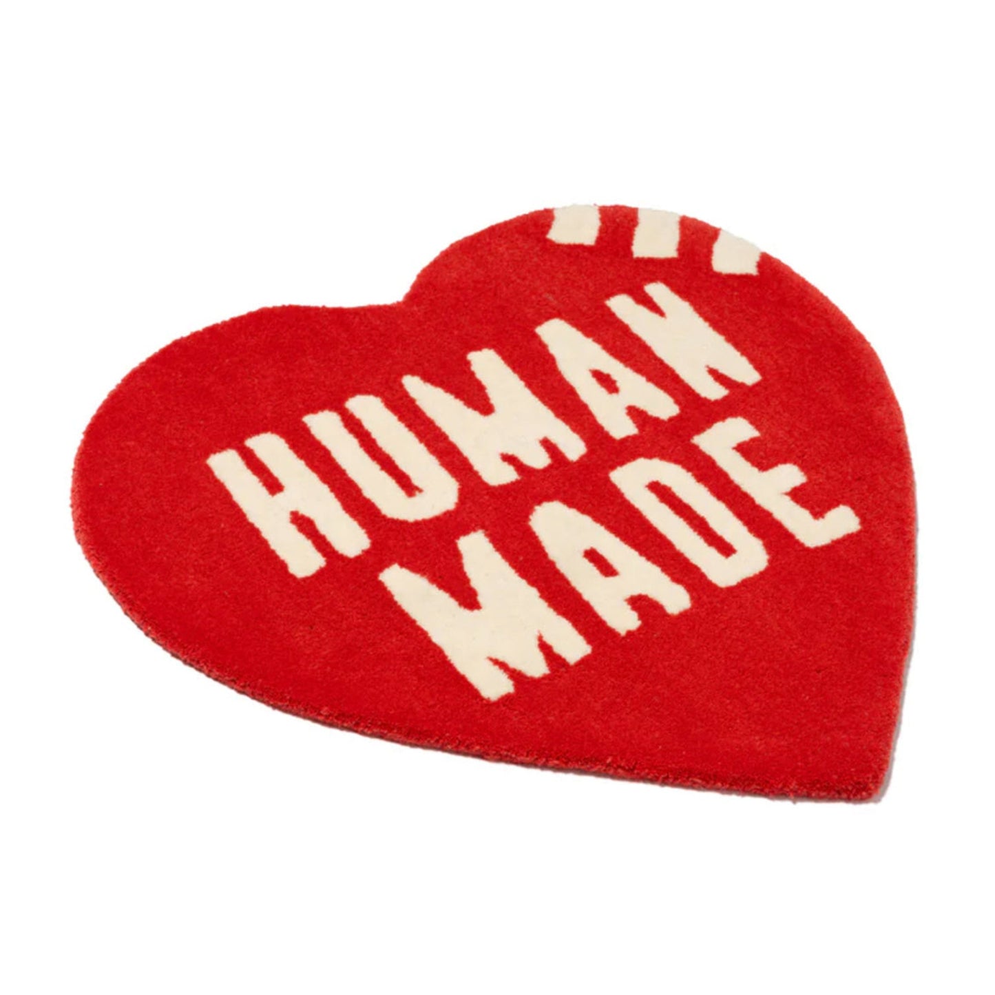 Human Made Heart Rug Medium "Red"
