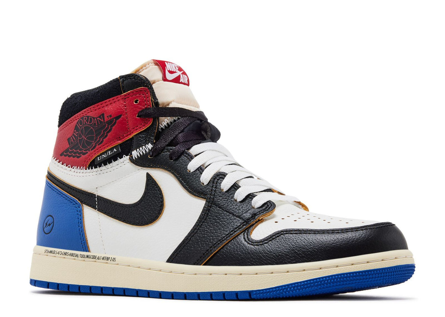 Fragment x Union x Air Jordan 1 Retro High OG "Varsity Red/Sport Royal"
