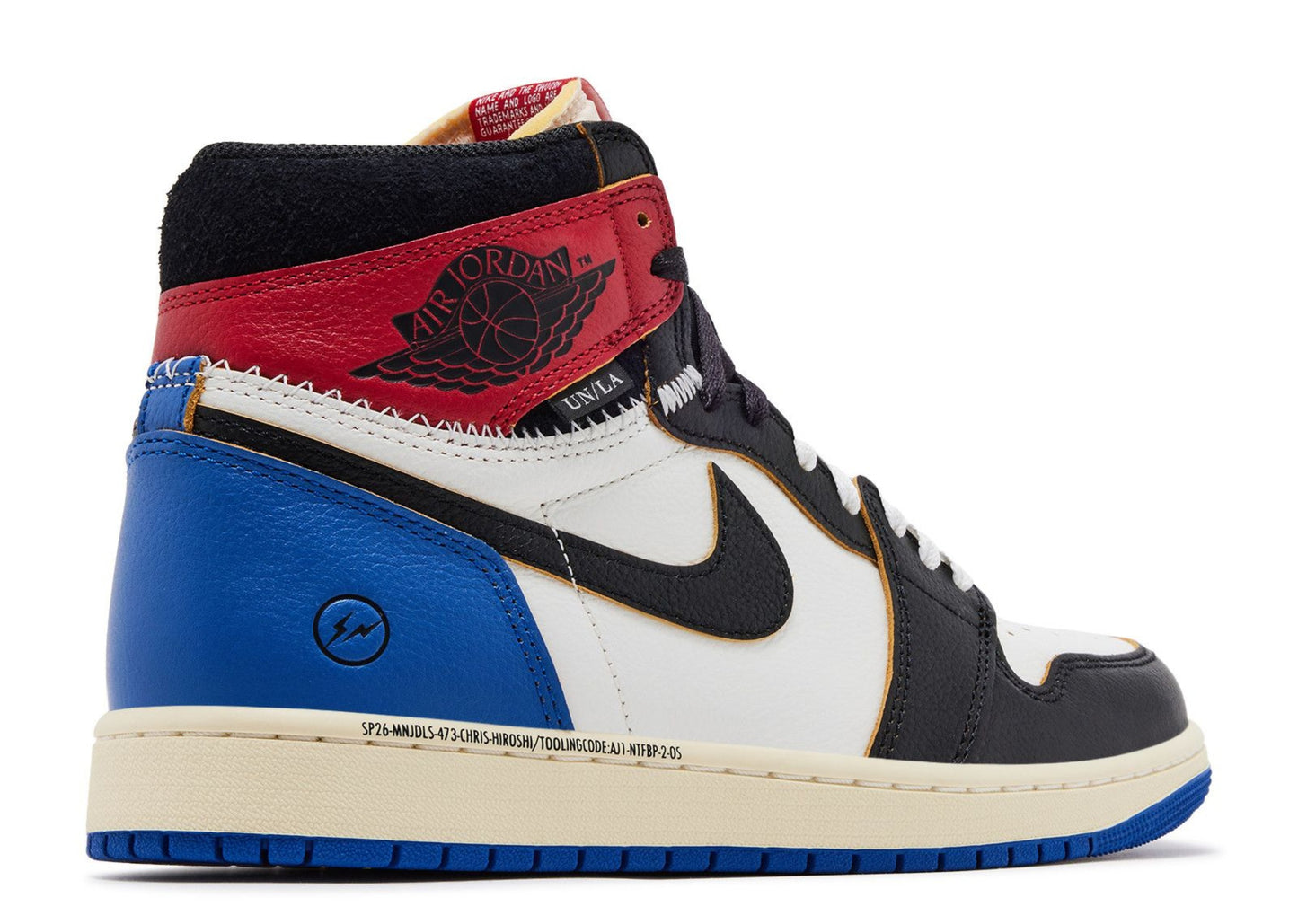 Fragment x Union x Air Jordan 1 Retro High OG "Varsity Red/Sport Royal"