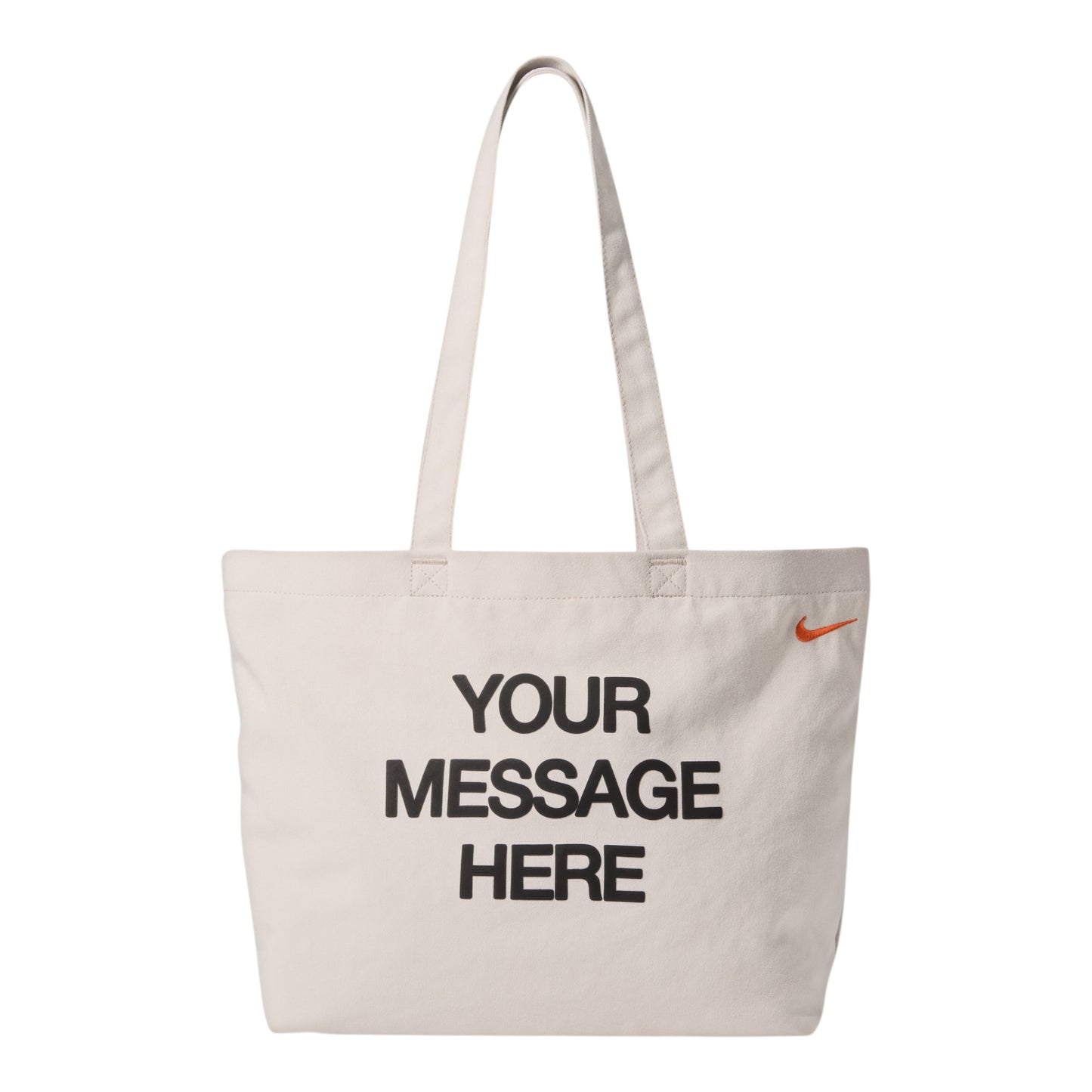 Nike Heritage "Your Message Here" Tote Bag "Oatmeal"