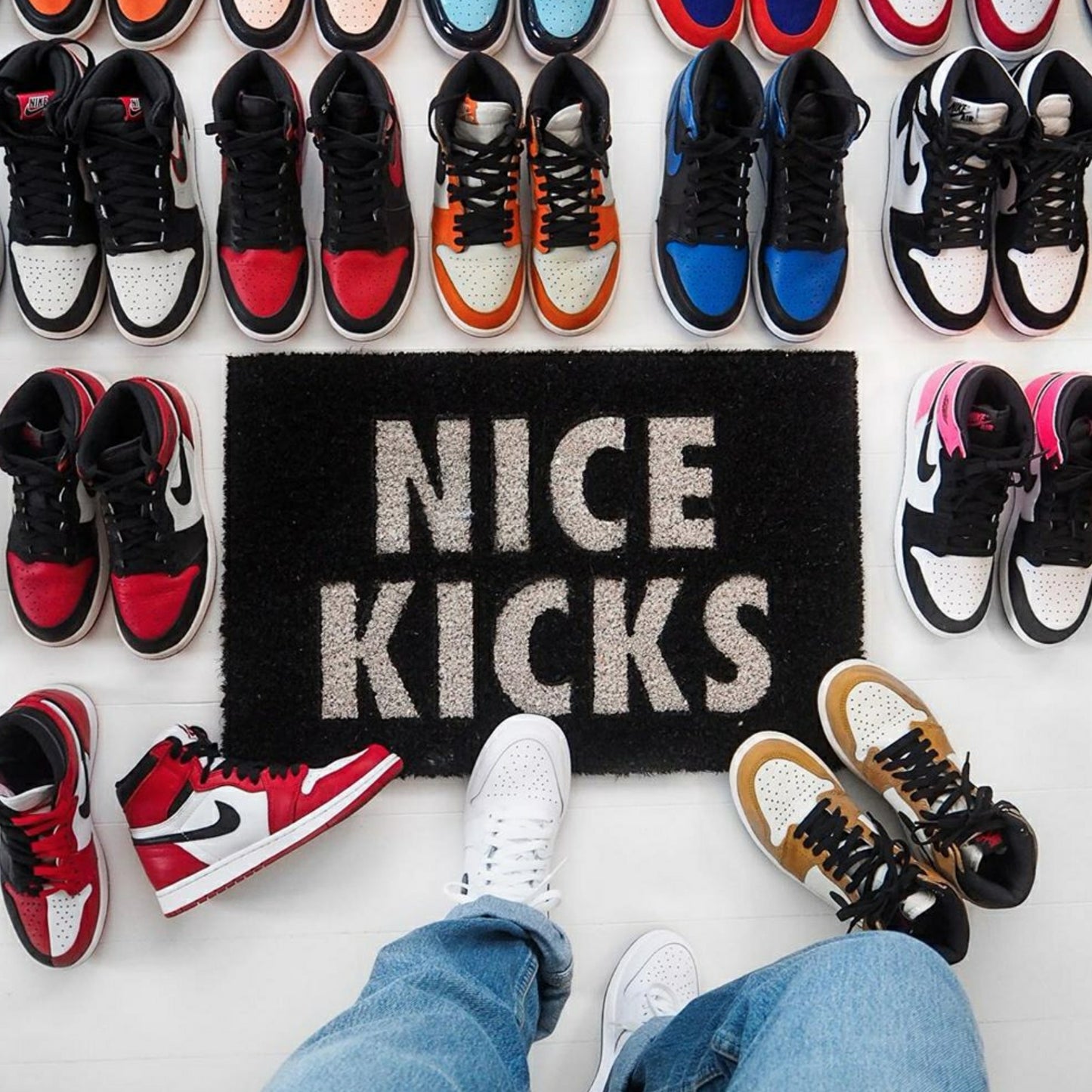 NICE KICKS Doormat "Monochrome"