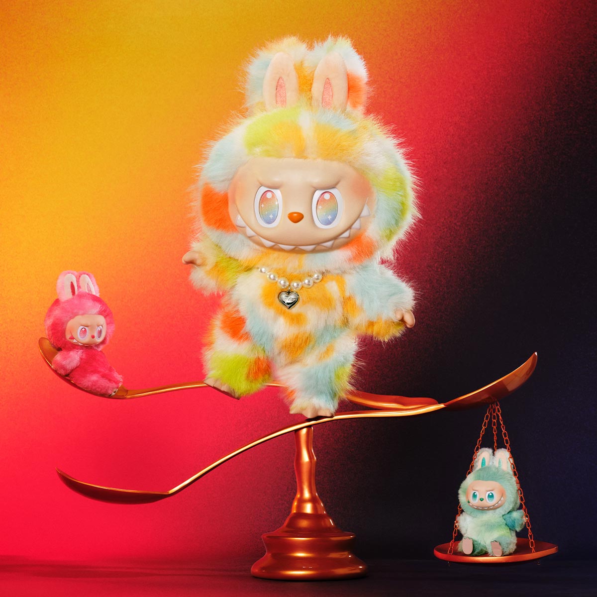 THE MONSTERS Labubu Big into Energy Series-ROCK THE UNIVERSE Vinyl Plush Doll
