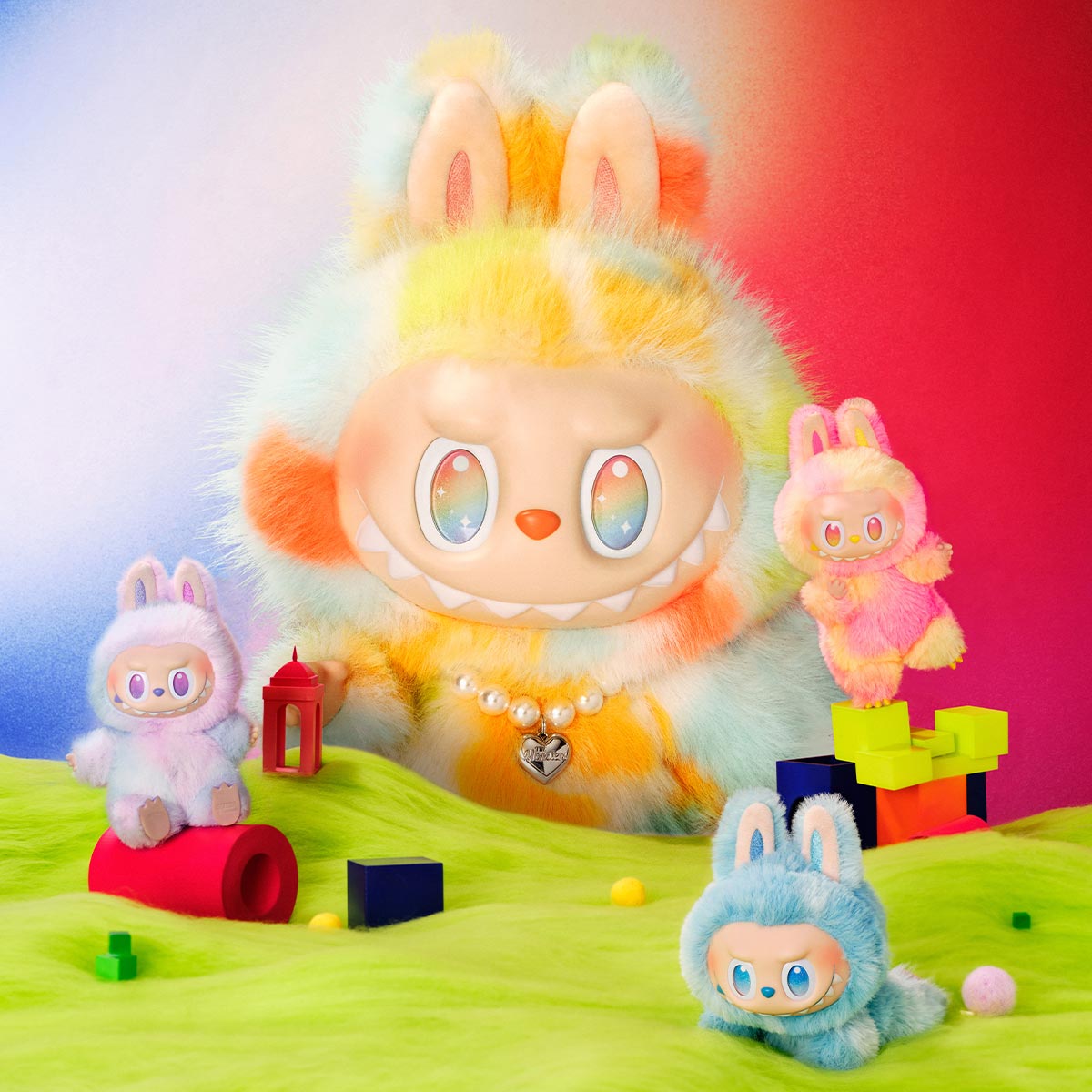 THE MONSTERS Labubu Big into Energy Series-ROCK THE UNIVERSE Vinyl Plush Doll