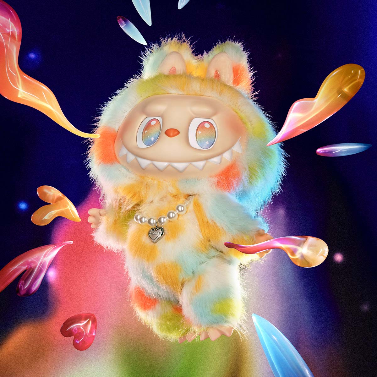 THE MONSTERS Labubu Big into Energy Series-ROCK THE UNIVERSE Vinyl Plush Doll