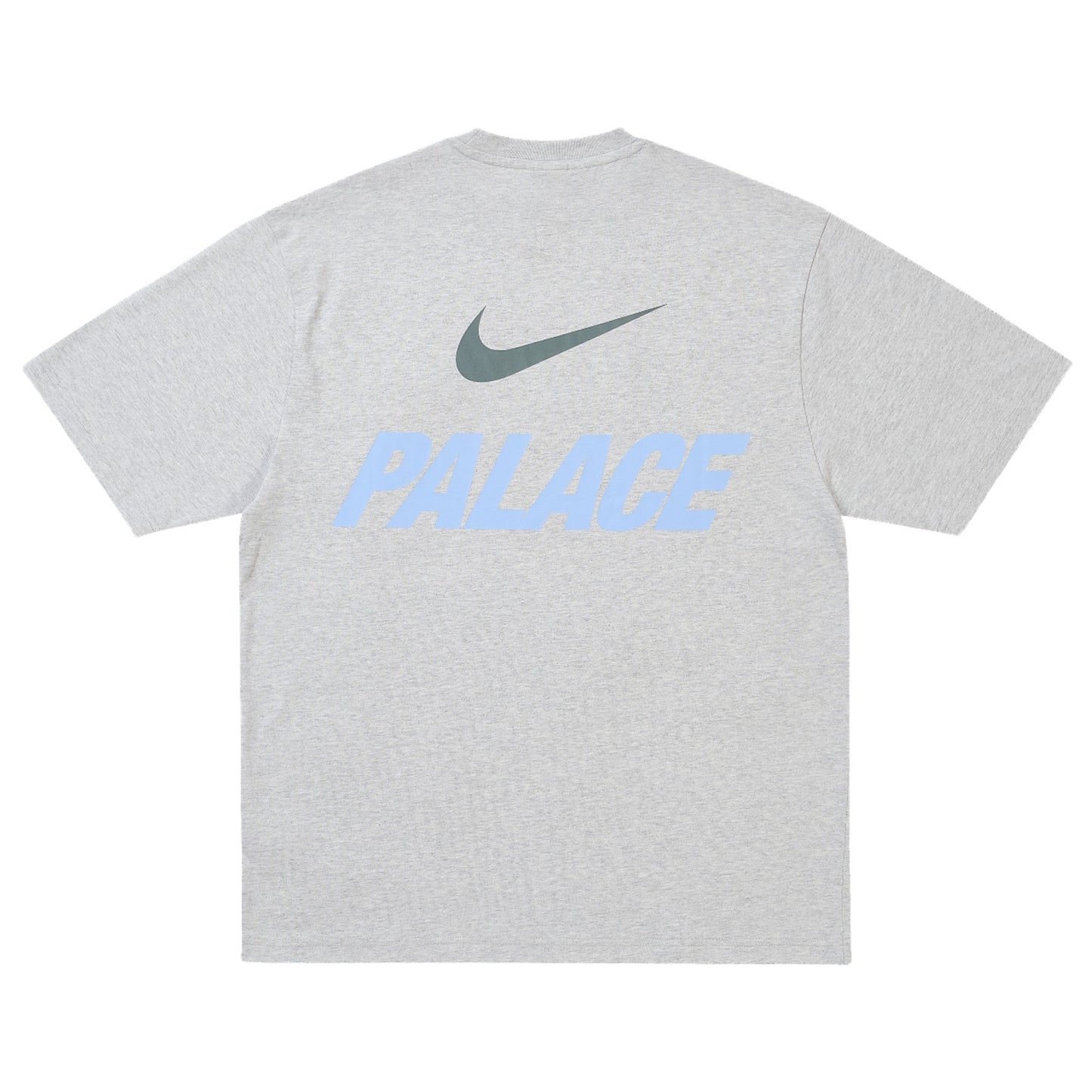 Palace Nike Font Swoosh T-Shirt "Grey Marl"