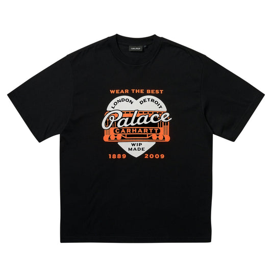 Palace x Carhartt WIP Heart T-shirt "Black"