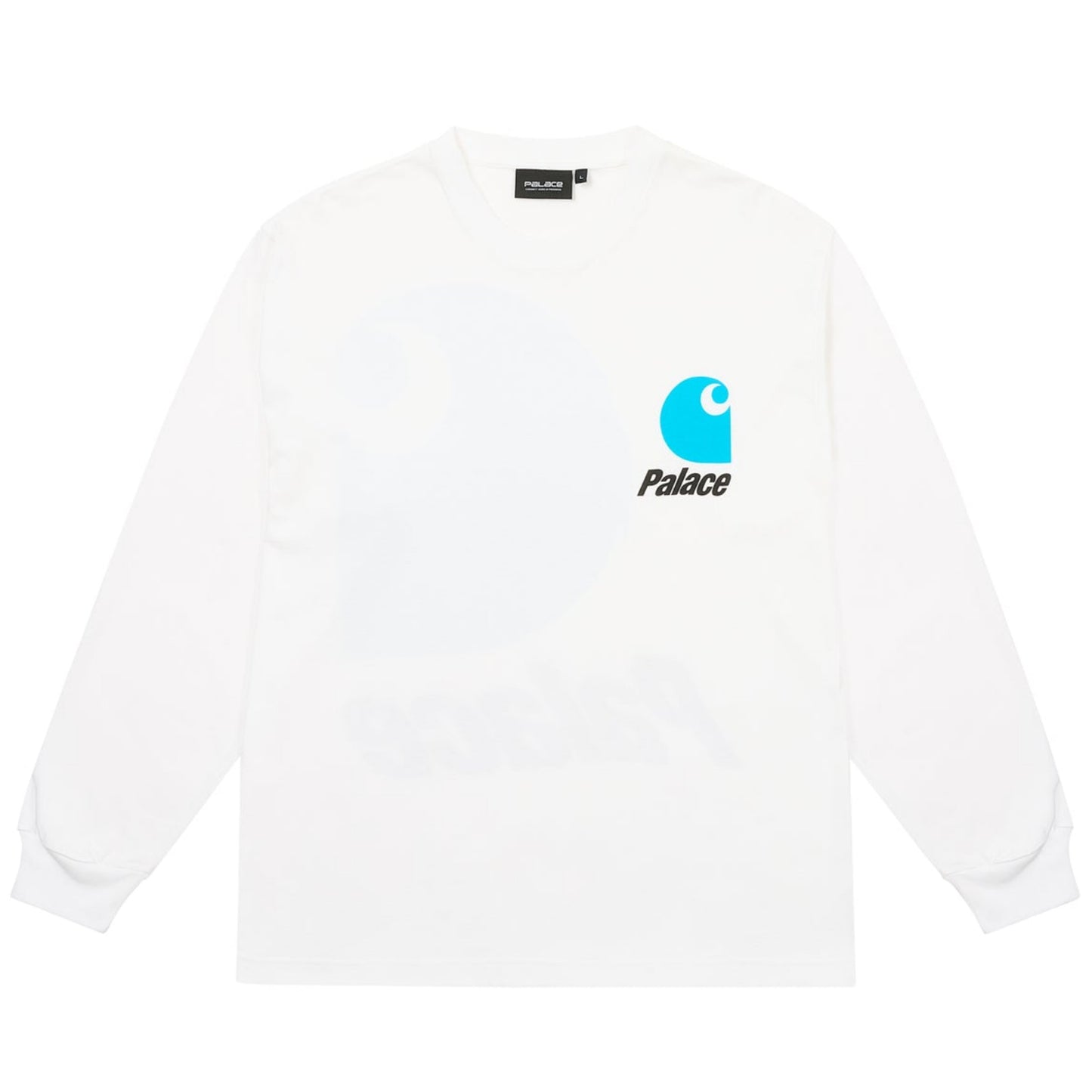 Palace x Carhartt WIP Logo Longsleeve "White"